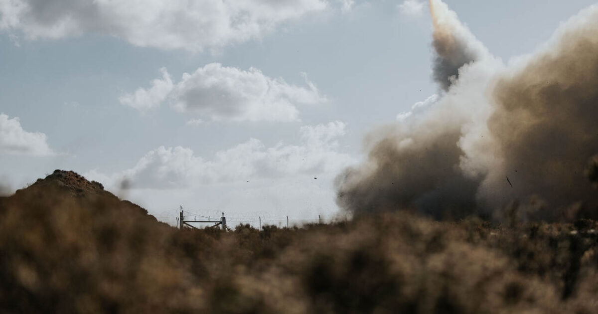Lansimi i një rakete — foto arkiv