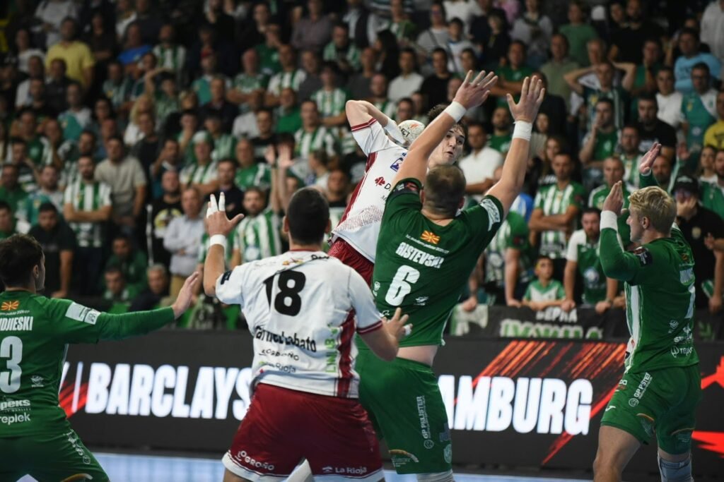 Eurofarm Pelisteri mposhtet 24 31 nga Logroño La Rioja në raundin e parë të Ligës Europiane të EHF së