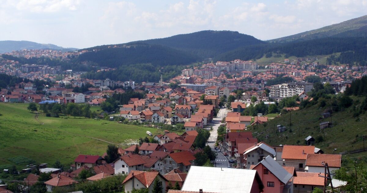 Pamje e Pljevljës, në veri të Malit të Zi