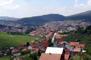 Pamje e Pljevljës, në veri të Malit të Zi