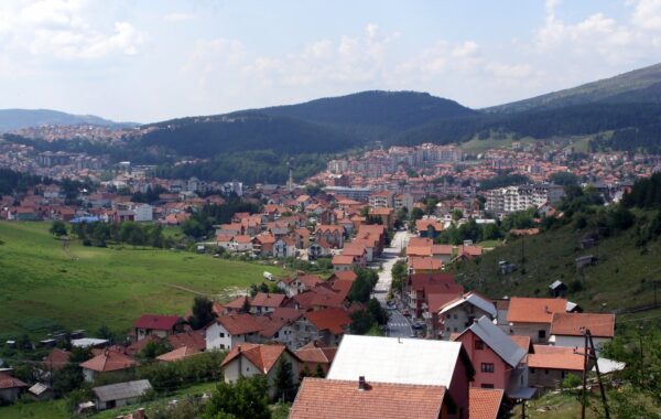 Pamje e Pljevljës, në veri të Malit të Zi