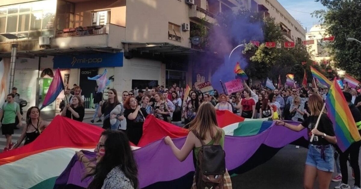 Marshi i krenarisë në Podgoricë