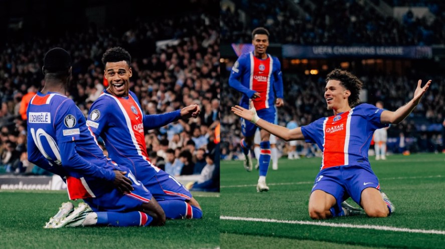 Champions League  PSG i jep leksion Manchester City t  spektakël me 6 gola në Angli  Haaland nuk mjafton 