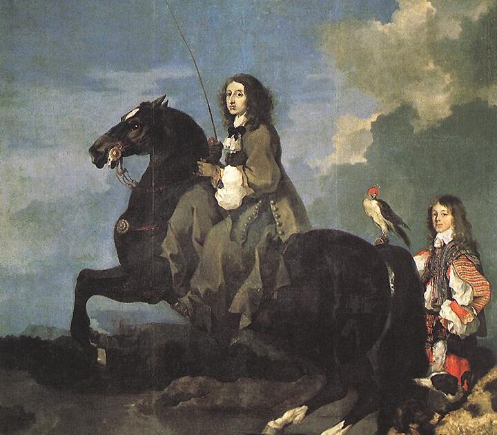 Portreti i Mbretëreshës Kristina të Suedisë, Sébastien Bourdon, 1653
