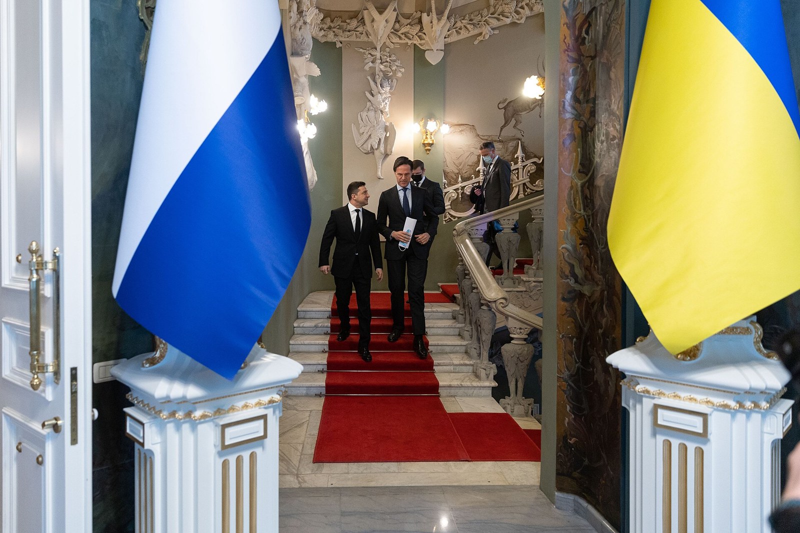 Zelensky me Mark Rutte-n