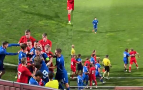 VIDEO/ Skenat e turpit, ndeshja miqësore
