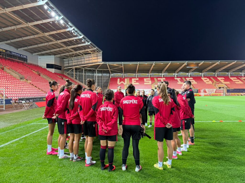 Play off i i Botërorit 2027 për vajza  Shqipëria mbyll përgatitjet në Uells