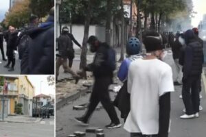 Protestuesit e maskuar