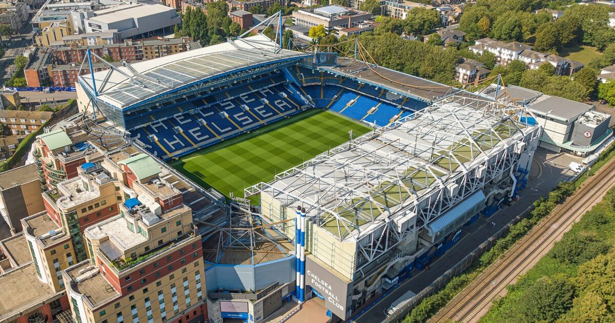 Stadiumi Stamford Bridge në Londër, ku u luajt ndeshja Shahtar Doneck – AEK Athinë (foto: Arne Müseler / Wikimedia Commons, CC BY-SA 3.0)
