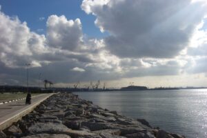 Kantieri historik detar i Tersane-së në Bregun e Artë, vendi i Contemporary Istanbul.