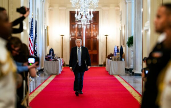 Presidenti Donald Trump në fushatë zgjedhore