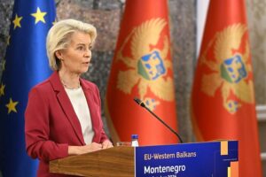 Ursula von der Leyen në Podgoricë