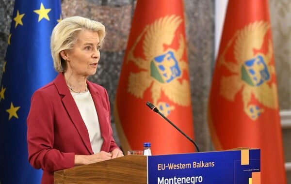 Ursula von der Leyen në Podgoricë