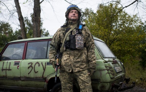 Ushtar ukrainas në rajonin e Kharkivit