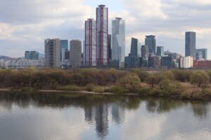 Distrikti financiar Yeouido në Seul, Koreja e Jugut