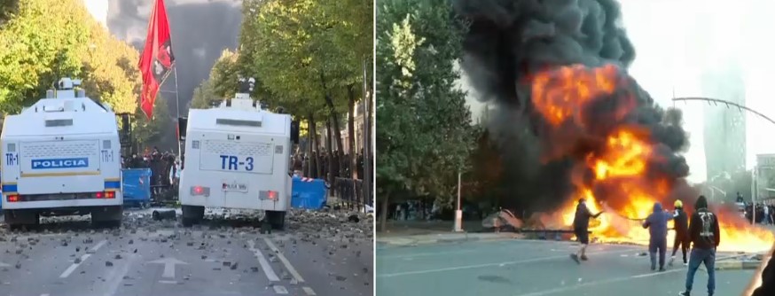 “Digje, digje…!”- Tensionet në protestë, i